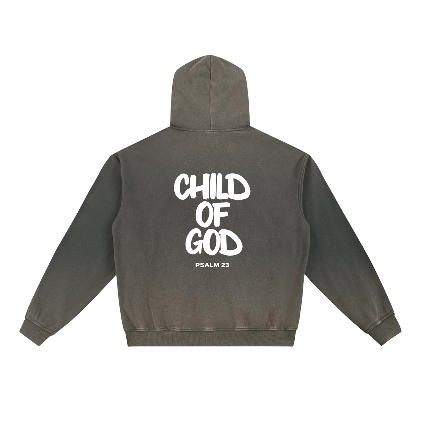 Vintage Washed “Child of God” Hoodie – Psalm 23