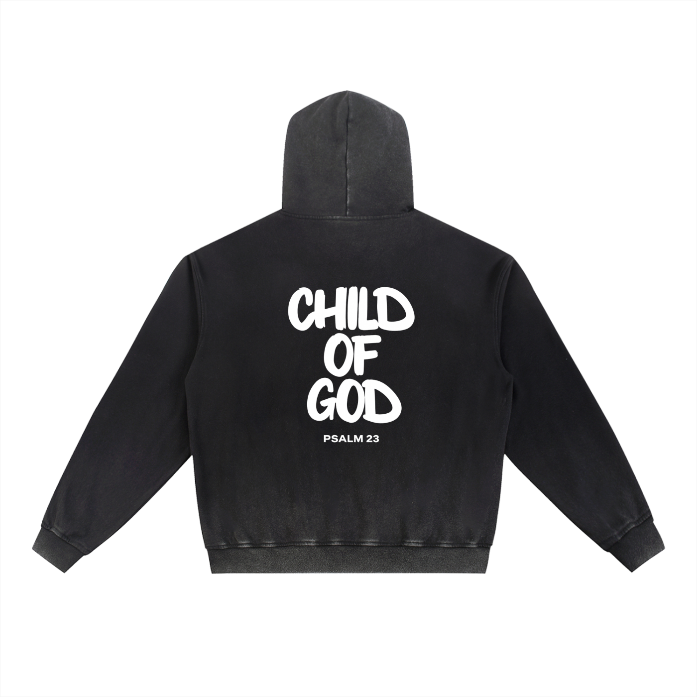 Vintage Washed “Child of God” Hoodie – Psalm 23