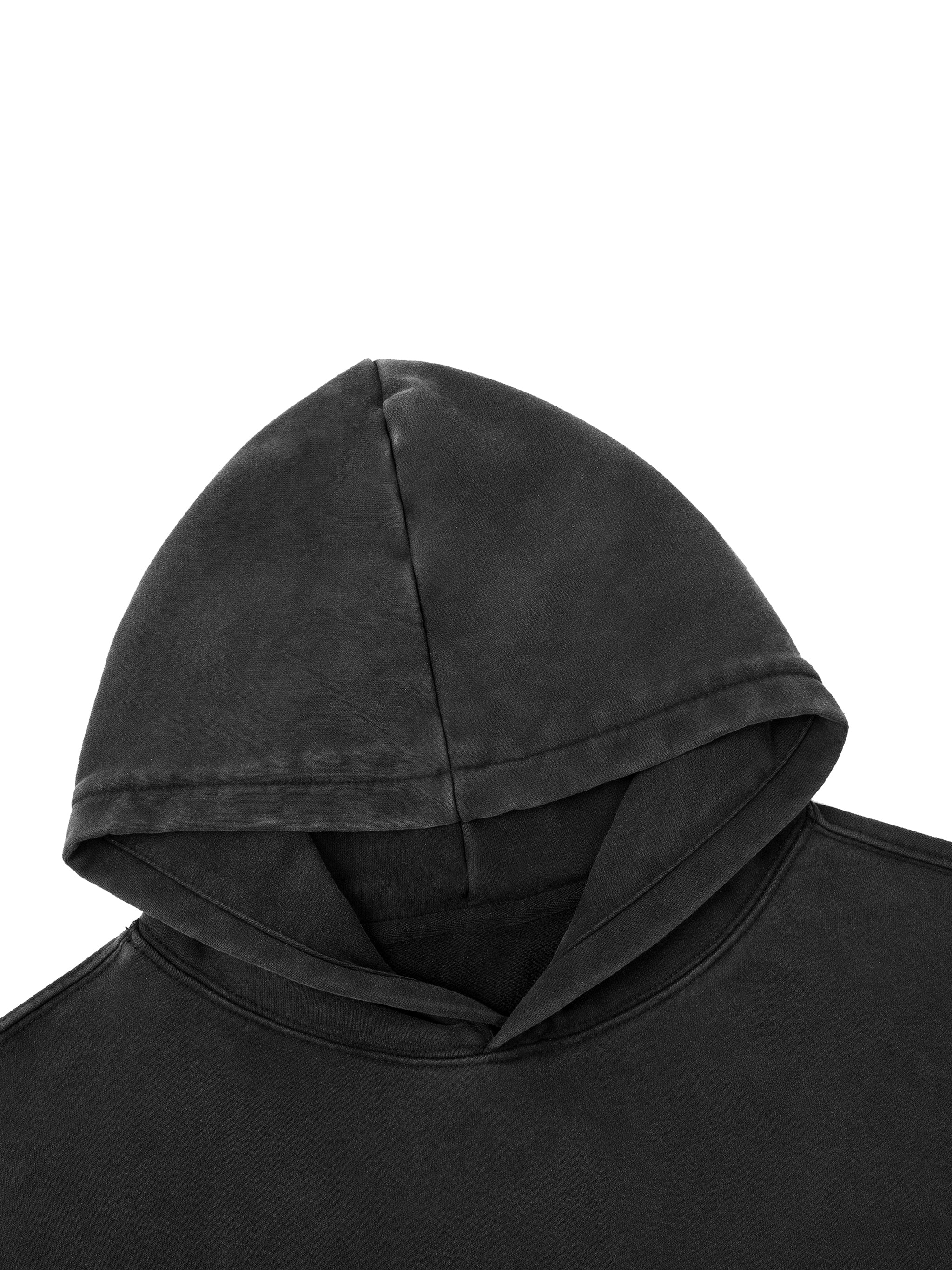 Vintage Washed Heavyweight Women’s Hoodie “Faith Over Fear”